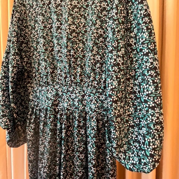 Lela Rose Black Floral Maxi Dres - Picture 5 of 11